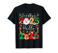 Goodbye 2025 Hello 2026 Happy New Year Christmas Pajamas T-Shirt