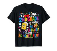 Goodbye 2nd Hello Grade 3rd Grade is Here Back to School T-Shirt