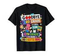 Goodbye 3rd Hello Grade 4th Grade is Here Back to School T-Shirt