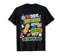 Goodbye 3rd Hello Grade 4th Grade is Here Back to School T-Shirt