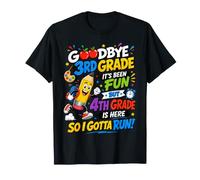 Goodbye 3rd Hello Grade 4th Grade is Here Back to School T-Shirt