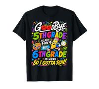 Goodbye 5th Hello Grade 6th Grade is Here Back to School T-Shirt