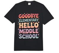 Goodbye Elementary Hello Middle School Comfort Colors Adult Heavyweight T-Shirt