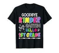 Goodbye Kindergarten Hello First Grade Back to School Kids T-Shirt