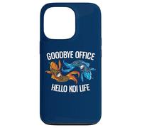 Goodbye Office Hello Koi Life Amoureux de koï à la Retraite Coque pour iPhone 13 Pro