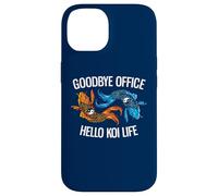 Goodbye Office Hello Koi Life Amoureux de koï à la Retraite Coque pour iPhone 14