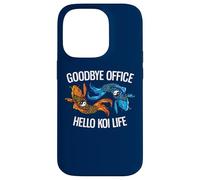 Goodbye Office Hello Koi Life Amoureux de koï à la Retraite Coque pour iPhone 14 Pro