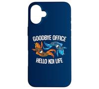 Goodbye Office Hello Koi Life Amoureux de koï à la Retraite Coque pour iPhone 16 Plus