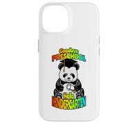 Goodbye Preschool Hello Kindergarten Ours Panda Amusant Coque pour iPhone 14