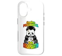 Goodbye Preschool Hello Kindergarten Ours Panda Amusant Coque pour iPhone 17