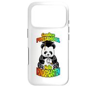 Goodbye Preschool Hello Kindergarten Ours Panda Amusant Coque pour iPhone 17 Pro