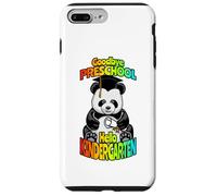 Goodbye Preschool Hello Kindergarten Ours Panda Amusant Coque pour iPhone 7 Plus/8 Plus