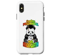 Goodbye Preschool Hello Kindergarten Ours Panda Amusant Coque pour iPhone X/XS