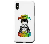 Goodbye Preschool Hello Kindergarten Ours Panda Amusant Coque pour iPhone XS Max