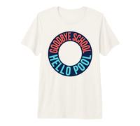 Goodbye School Hello Pool | Journée d'été à la Piscine T-Shirt Haut de Gamme