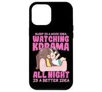 Goodbye Sleep Hello Korean Drama drôle Coque pour iPhone 12 Pro Max