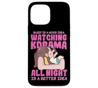 Goodbye Sleep Hello Korean Drama drôle Coque pour iPhone 13 Pro Max
