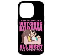 Goodbye Sleep Hello Korean Drama drôle Coque pour iPhone 14 Pro