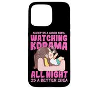 Goodbye Sleep Hello Korean Drama drôle Coque pour iPhone 15 Pro Max