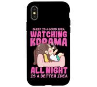 Goodbye Sleep Hello Korean Drama drôle Coque pour iPhone X/XS