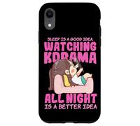 Goodbye Sleep Hello Korean Drama drôle Coque pour iPhone XR