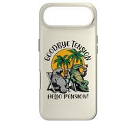 Goodbye Tension Hello Pension Motif Crocodile Coque pour iPhone Air