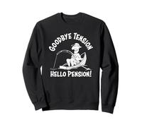 Goodbye Tension Hello Pension Pêche à la Retraite Sweatshirt