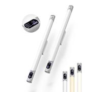GOODEA LED Cuisine Sous Meuble Sans Fil 64Led, 36cm 9000K Réglette Led Rechargeable USB, 2200mAh Lampe Placard Lumic Lampe Detecteur de Mouvement Adaptée Placard Escalier Couloir [2 Pièce]