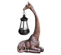 Goodeco-Statue De Girafe Avec Figurines De Lanterne Solaire,Décoration De Jardin Ou De Cour,Cadeaux D'anniversaire Pour Femmes Et Hommes,Cadeau De Maman