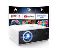 GOODEE Mini projecteur Wi-FI Bluetooth avec Applications intégrées Home Cinéma Compatible avec Netflix/Youtube/Prime Video, projecteur cinématographique Portable à Courte portée HD 1080p Compatible