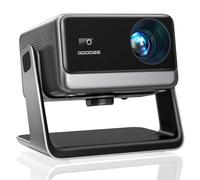 GooDee Projecteur Intelligent Viedo avec WiFi et Bluetooth, 1200 ANSI/Dolby Audio/Auto Focus & Keystone Projecteur Portable, décodage 4K et natif 1080p pour Home cinéma