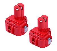 Goodexo 2 X 12V 3600mAh Ni-Mh Batterie de Remplacement pour 1220 1222 PA12 1233S 1234 1233 1235 1235B 1235F 192696-2 192698-8 192698-A 193138-9 193157-5