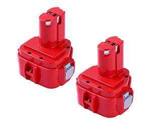 Goodexo 2 X 12V 3600mAh Ni-Mh Batterie de Remplacement pour 1220 1222 PA12 1233S 1234 1233 1235 1235B 1235F 192696-2 192698-8 192698-A 193138-9 193157-5