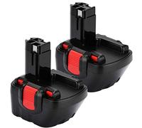 Goodexo 2X Batterie de Remplacement 12V 3.6Ah Ni-MH pour Bosch BAT043 BAT045 BAT120 BAT139 2607335542 2607335526 2607335274 2607335709 GSR 12-2 12VE-2 PSR 12 GSB 12VE-2 22612 23612 32612