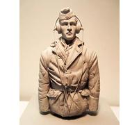 GoodFYouth 1/16 Maquette en résine d'un soldat allemand de la Seconde Guerre mondiale dans un char d'assaut non peinte et non assemblée (Pas de réservoir) //6A3J42y