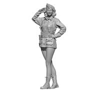 GoodFYouth 1/24 Kit de modèle réduit en résine d'agent féminin de Science-Fiction Kit de modèle réduit en résine de Soldat Non Peint et Non assemblé //D4X6j19