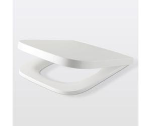 GoodHome Abattant WC Teesta en Duroplast™ Blanc, Frein de Chute, Fixation par le Dessus