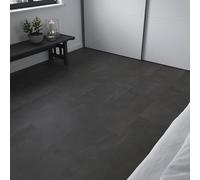 GoodHome Dalle PVC clipsable Baila effet ardoise noire 61 x 30,5 cm