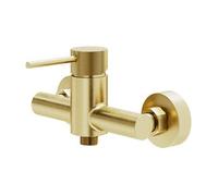 GoodHome Owens Mitigeur de douche mécanique doré 2 trous 1 poignée