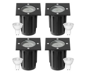 Goodia Spot Terrasse Exterieur Encastrable Gu10 IP67 Étanche 230V Noir