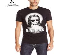Goodie Two Sleeves Mens I'll Be Back O-Neck 100% Cotton Short Sleeve Unisex T-Shirt L
