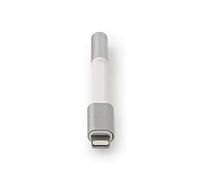 Nedis CCTB39950AL015 Adaptateur Apple Lightning Apple Lightning Mâle à 8 Broches - 3,5 mm Femelle 0,15 m Aluminium G