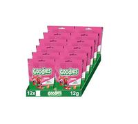 Goodies Snack Enfant Chips de Fraise Bio Sans Sucres Ajoutés, 12x12g | 100% fraises, source naturelle de fibres, produit écologique, goûter enfant sain, format nomade, lyophilisé
