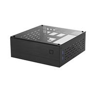 Goodisory A01 Aluminium Mini-ITX HTPC Châssis d'ordinateur de bureau Black Tempered Glass
