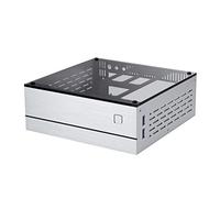 Goodisory A01 Aluminium Mini-ITX HTPC Châssis d'ordinateur de Bureau Sliver Tempered Glass