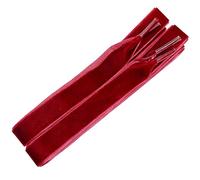 Goodlace 1,6 CM large, Lacets de velours, lacets de botte plats 140CM Rouge foncé