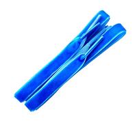 Goodlace 1CM large, lacets de velours de botte, lacets de chaussure 120CM Bleu