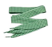 Goodlace 25mm Lacets imprimés Lacets plats avec motif - Pour baskets, chucks 120cm N°26 Vert