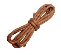 Goodlace Lacets en coton enduits de cire Lacets ronds cirés Ø2.5-3mm 100cm Brun
