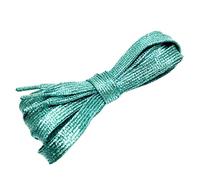 Goodlace Lacets plats de scintillants, Bling Lacets de chaussures 115CM, Bleu clair